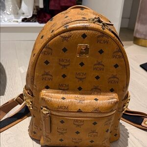 MCM Tan Backpack